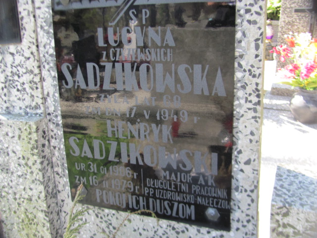 Henryk Sadzikowski 1906 Nałęczów - Grobonet - Wyszukiwarka osób pochowanych