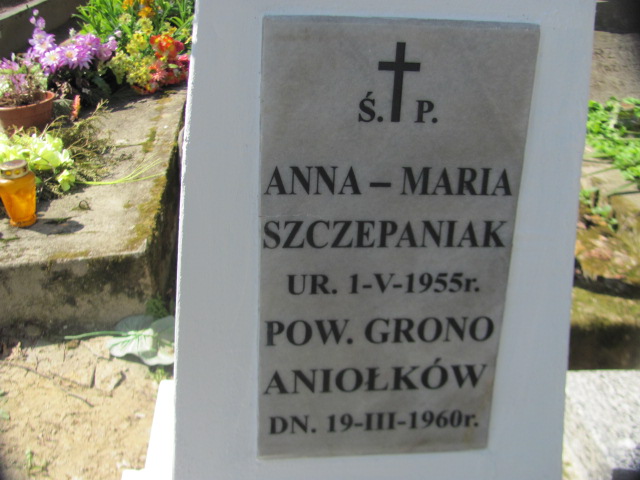 Anna Maria Szczepaniak 1955 Nałęczów - Grobonet - Wyszukiwarka osób pochowanych