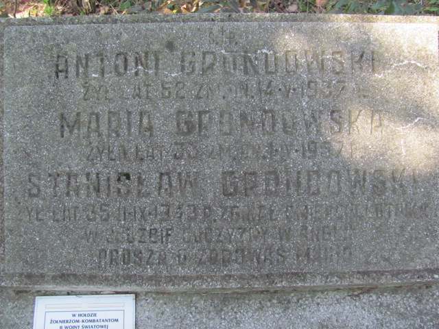 Maria Gronowska Nałęczów - Grobonet - Wyszukiwarka osób pochowanych