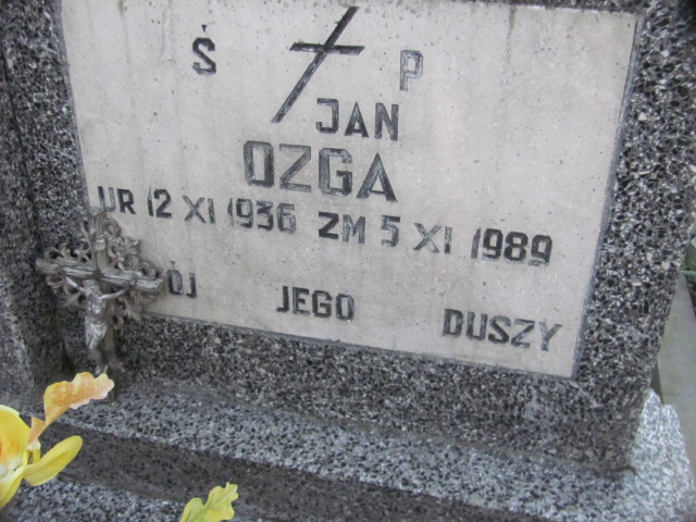 Jan Ozga 1936 Nałęczów - Grobonet - Wyszukiwarka osób pochowanych