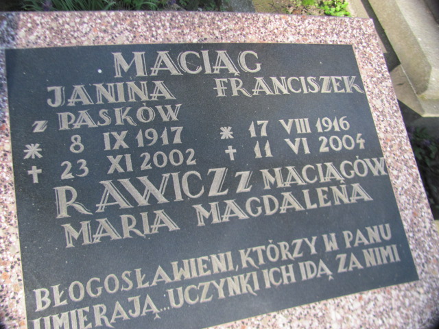 Maria Magdalena Rawicz Nałęczów - Grobonet - Wyszukiwarka osób pochowanych