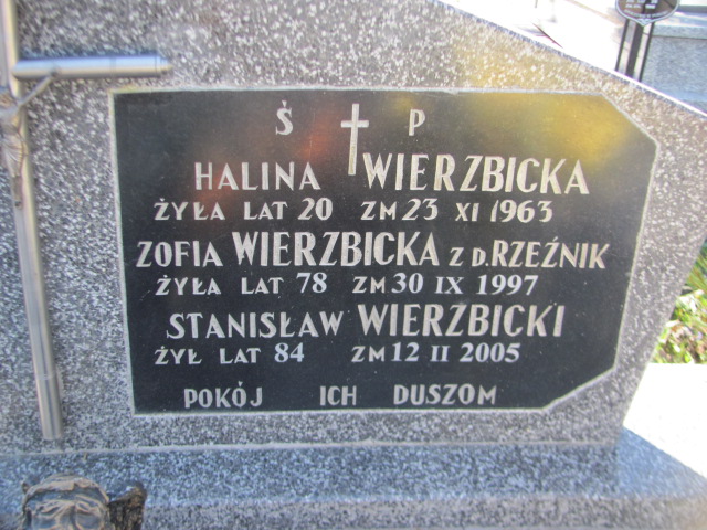 Zofia Wierzbicka Nałęczów - Grobonet - Wyszukiwarka osób pochowanych