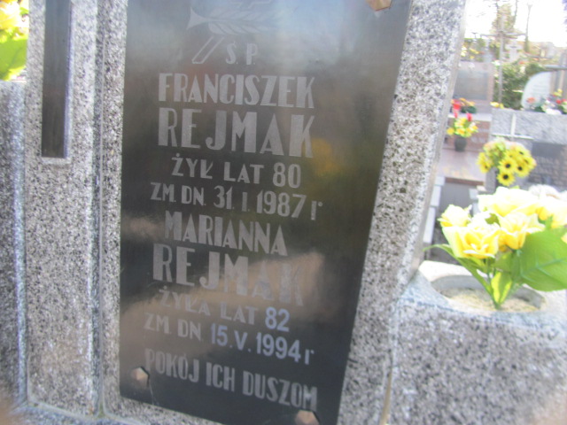 Franciszek Rejmak Nałęczów - Grobonet - Wyszukiwarka osób pochowanych