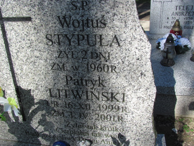 Patryk Litwiński 1999 Nałęczów - Grobonet - Wyszukiwarka osób pochowanych