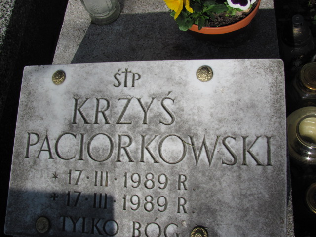 Antoni Paciorkowski 1992 Nałęczów - Grobonet - Wyszukiwarka osób pochowanych