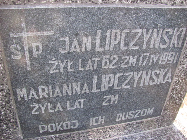 Jan Lipczyński Nałęczów - Grobonet - Wyszukiwarka osób pochowanych