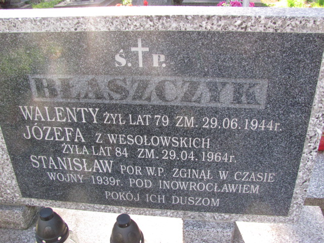 Stanisław Błaszczyk Nałęczów - Grobonet - Wyszukiwarka osób pochowanych