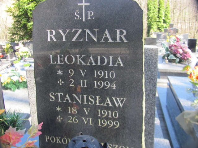 Stanisław Ryznar 1910 Nałęczów - Grobonet - Wyszukiwarka osób pochowanych
