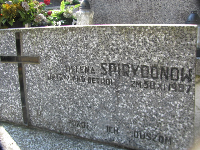 Helena Spirydonow 1916 Nałęczów - Grobonet - Wyszukiwarka osób pochowanych