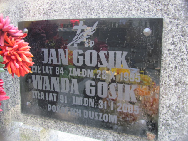 Wanda Gosik Nałęczów - Grobonet - Wyszukiwarka osób pochowanych