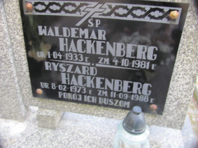 Waldemar Hackenberg 1933 Nałęczów - Grobonet - Wyszukiwarka osób pochowanych