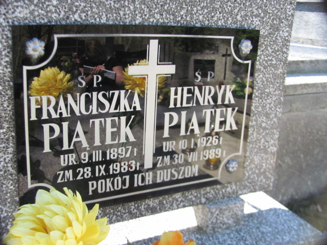 Henryk Piątek 1926 Nałęczów - Grobonet - Wyszukiwarka osób pochowanych